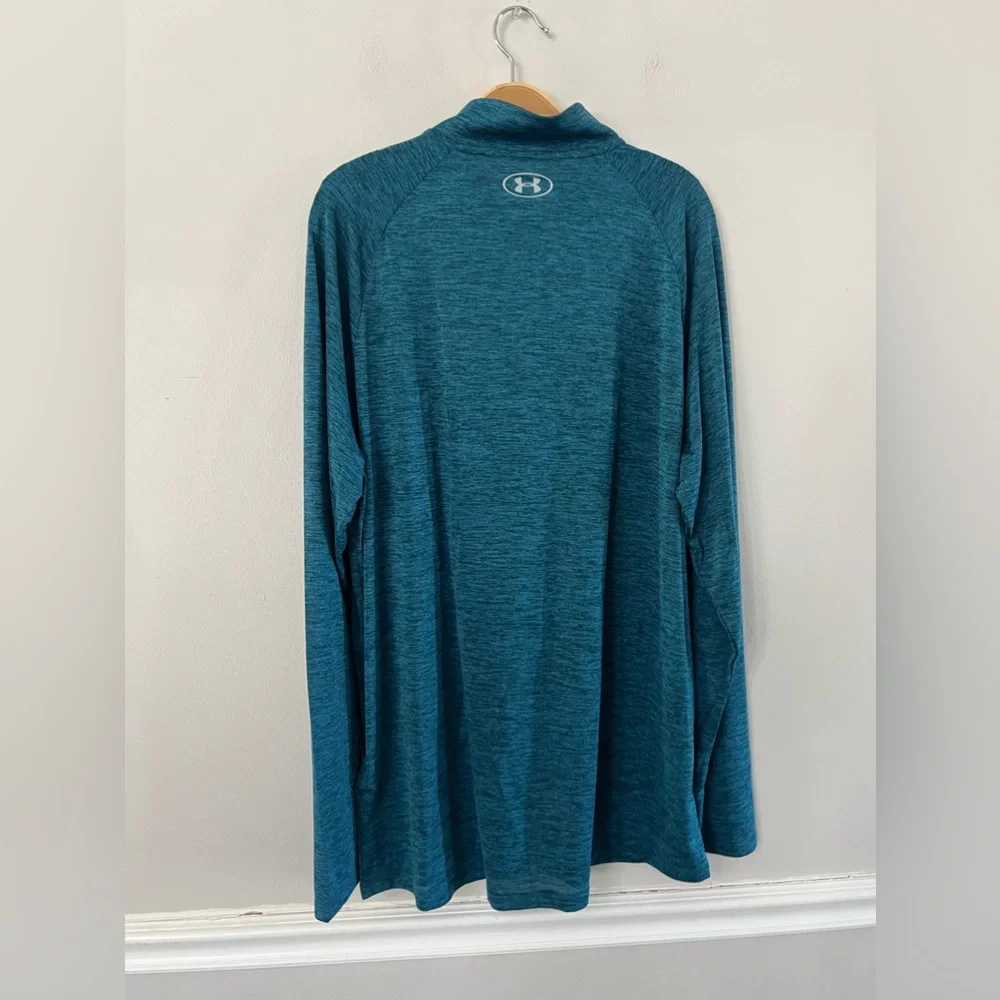 NEW UNDER ARMOUR Tech 1/2 Zip Moisture Wicking Long Sleeve Pullover Size: XL - Picture 4 of 5
